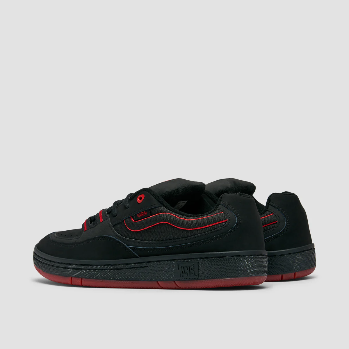 Vans Speed LS Shoes - Pop Black/Red - Image 3
