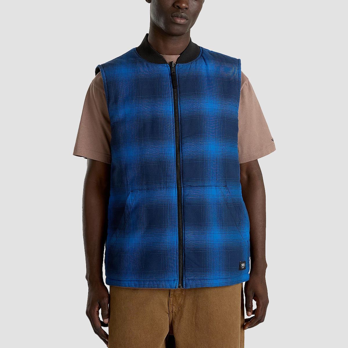 Vans Talbot Reversible Vest Black/True Blue - Image 2