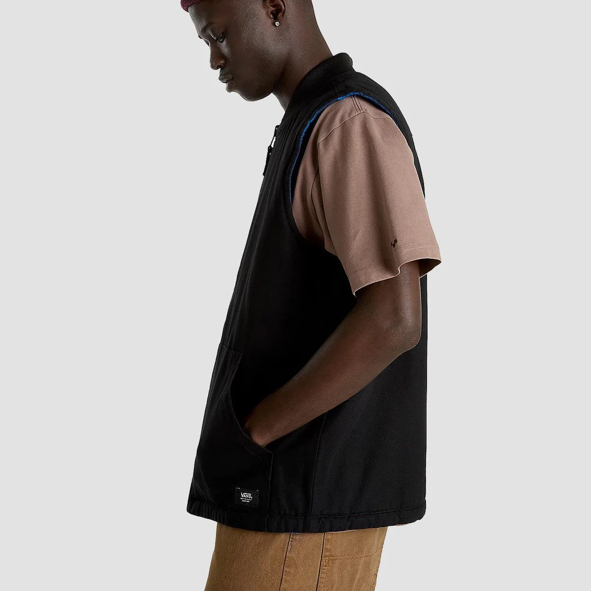 Vans Talbot Reversible Vest Black/True Blue - Image 3