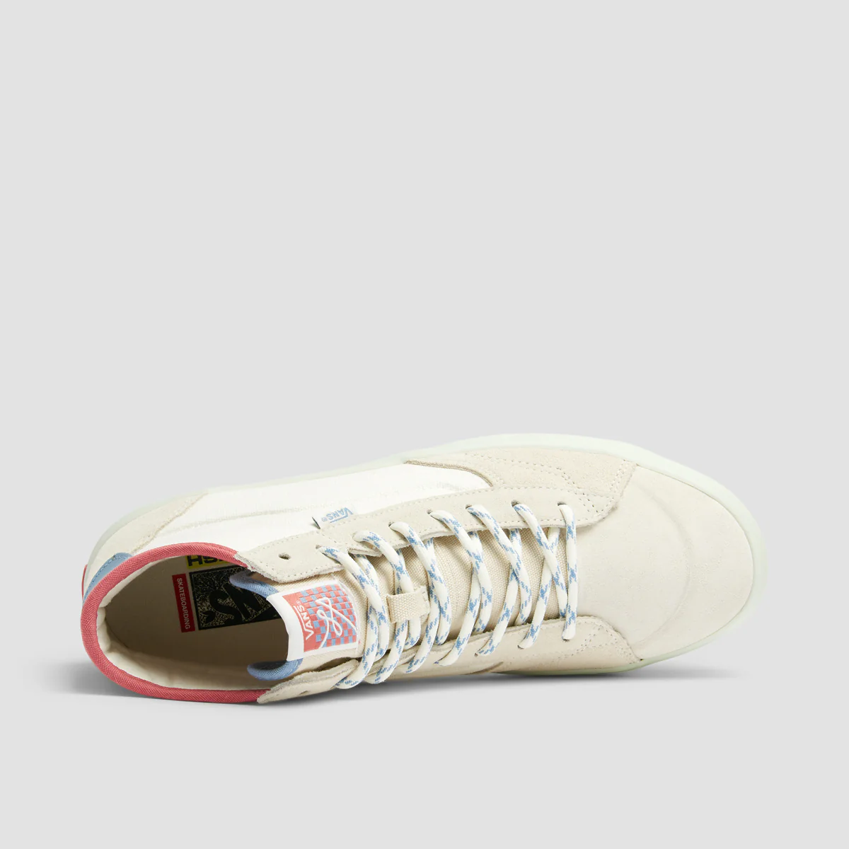 Vans The Lizzie High Top Shoes - Marshmallow/Multi - Image 4