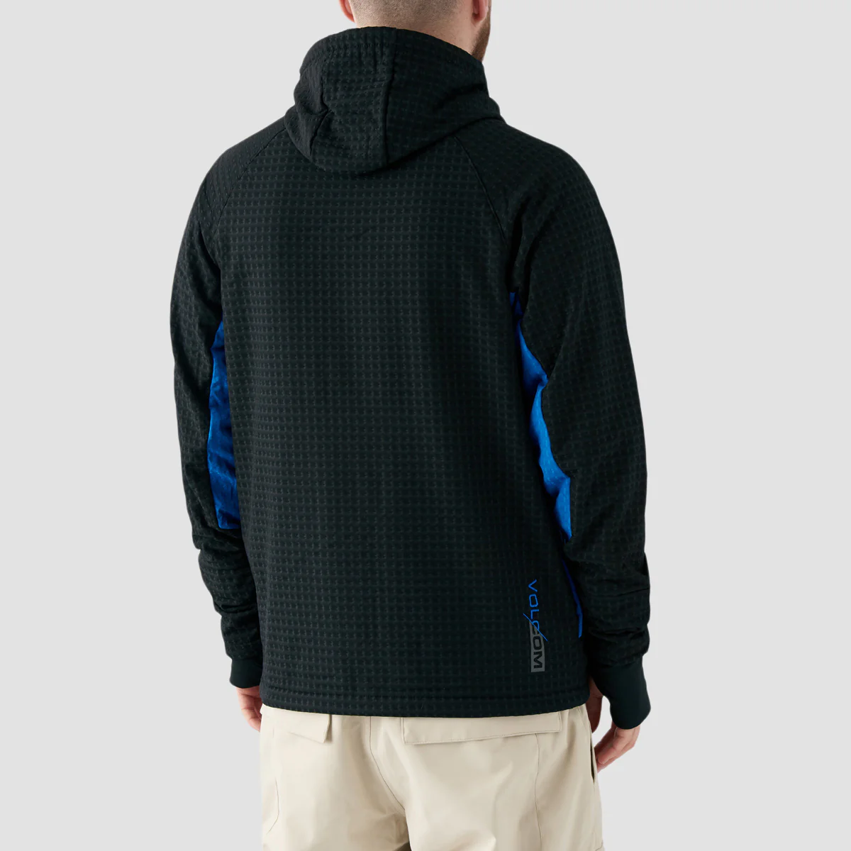 Volcom All I Got Hooded Pullover Jacket Black - Image 3