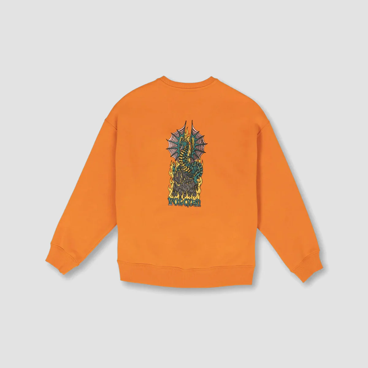 Volcom Alstone Crew Sweatshirt Saffron - Kids - Image 2