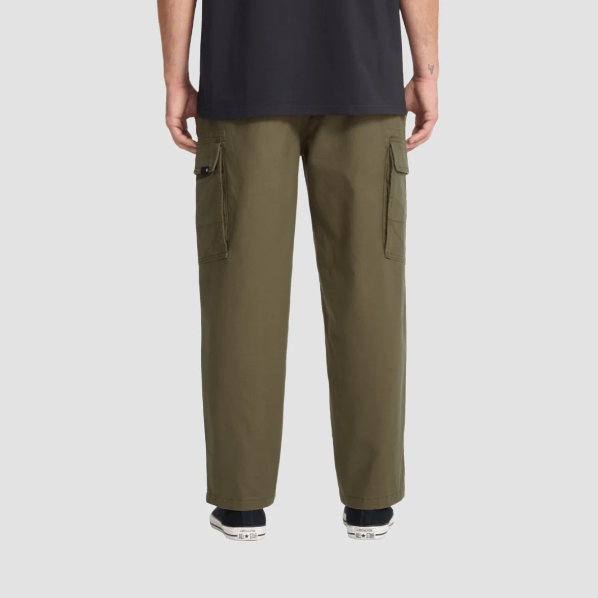 Volcom Billow Tapered EW Cargo Pants Sage Leaf - Image 2