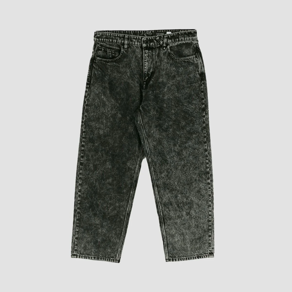 Volcom Billow Tapered Jeans Light Acid Black - Image 3