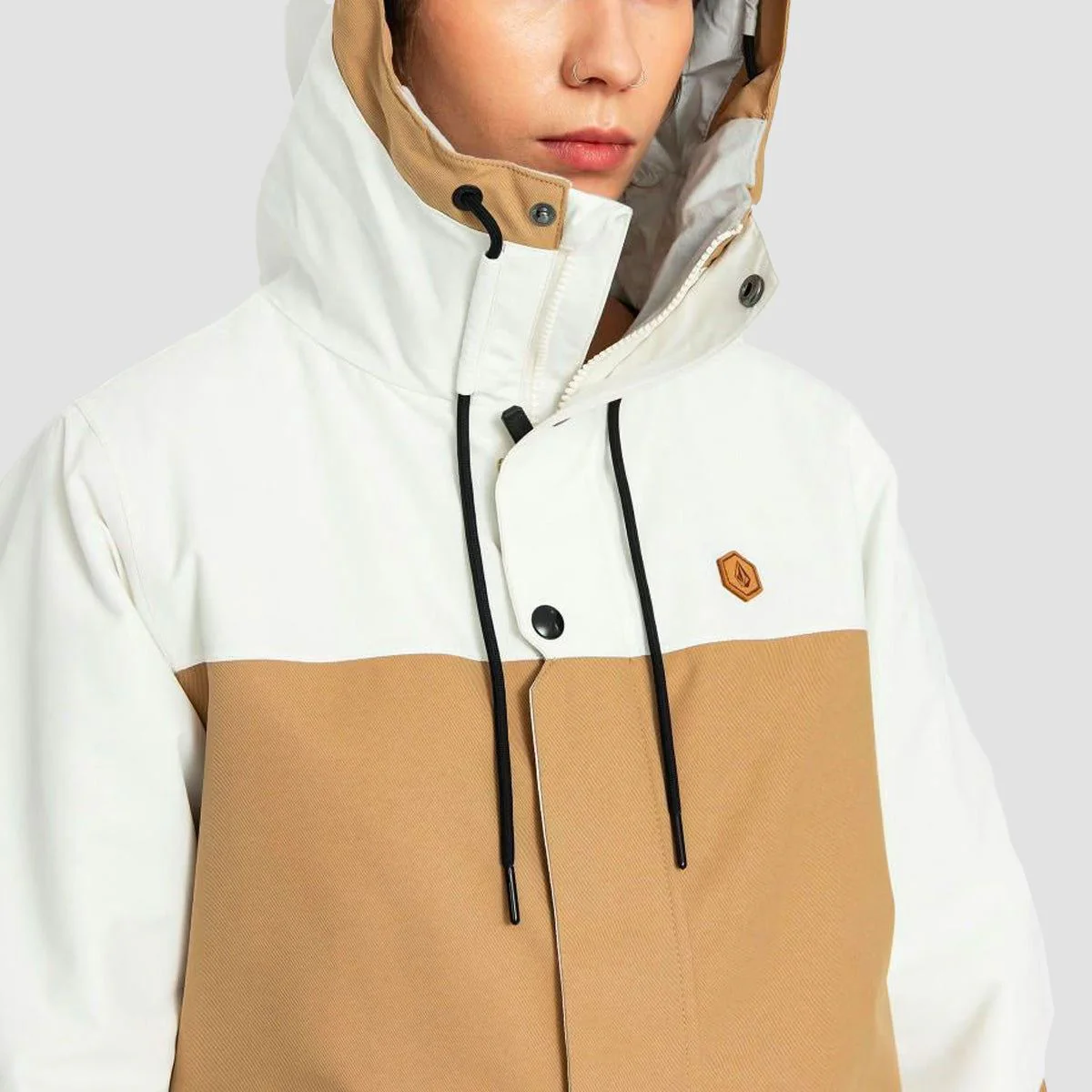 Volcom Bolt Ins Snow Jacket Dark Khaki - Womens - Image 4