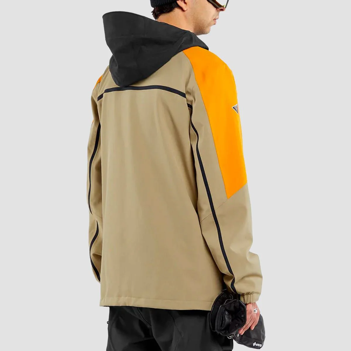 Volcom Brighton Pullover Snow Jacket Gold - Image 3