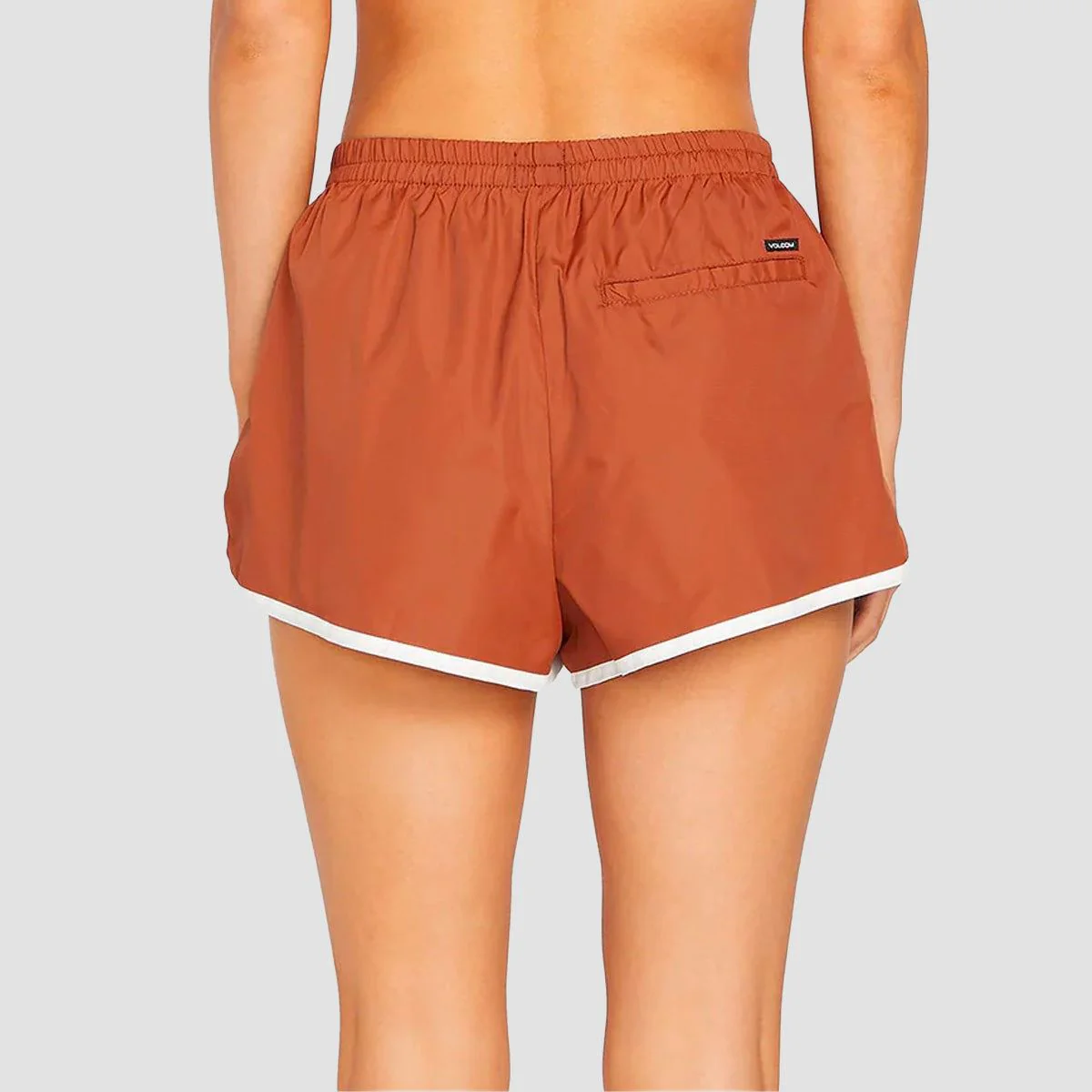 Volcom Coco Ho Runner Shorts Dark Clay - Womens - Image 2