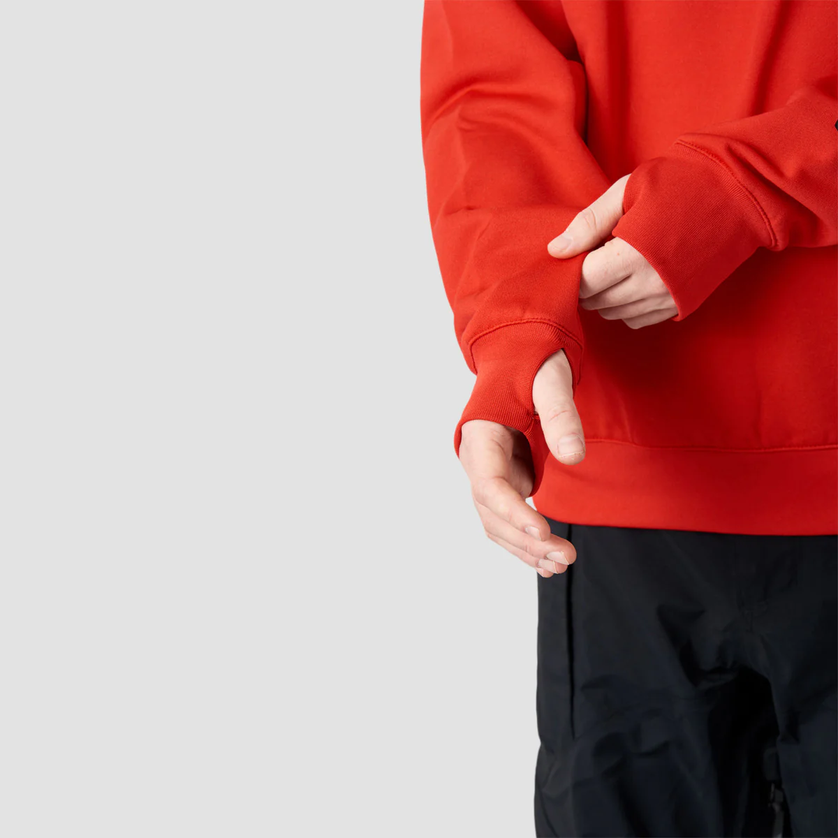 Volcom Core Hydro Snow Crew Sweat Red - Image 5