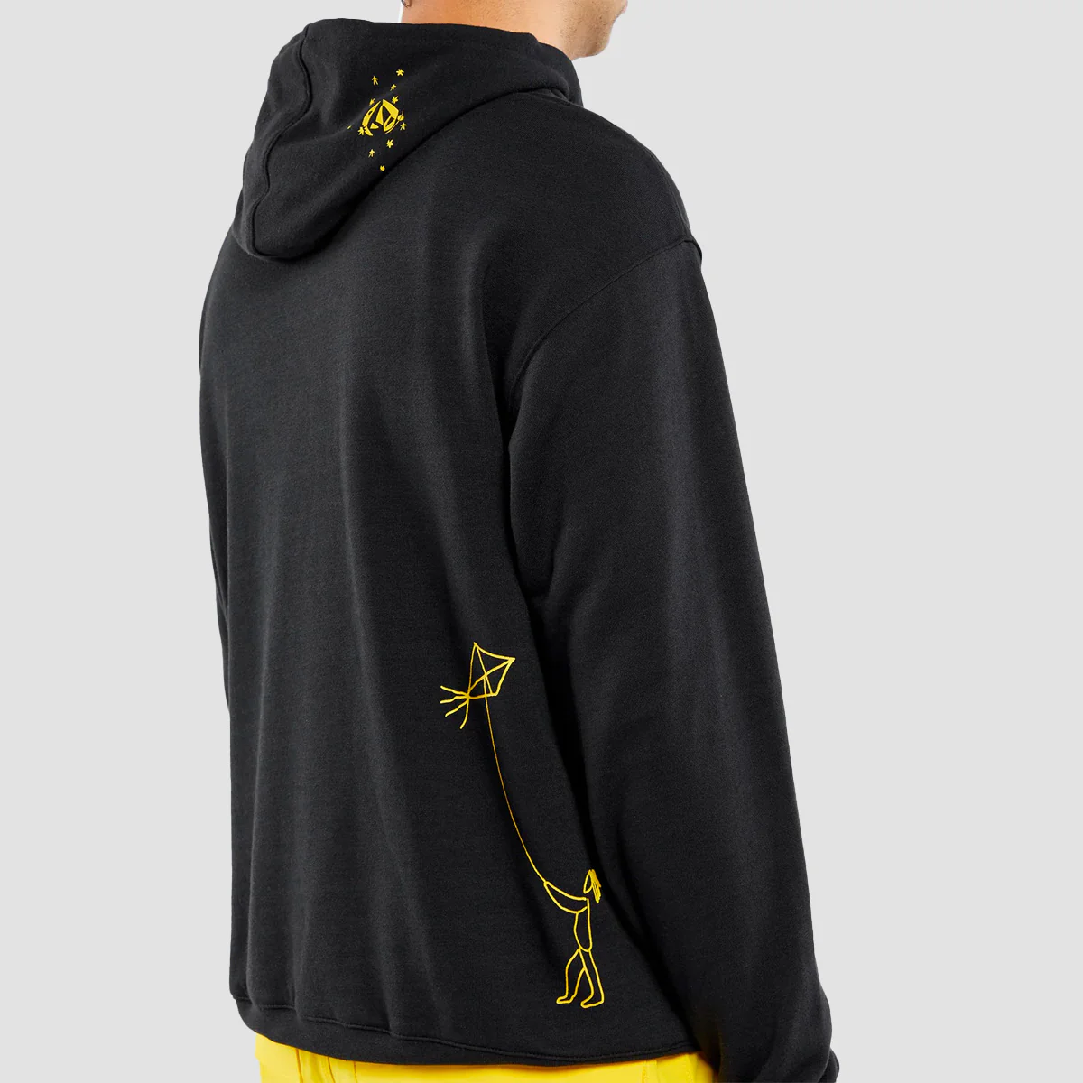 Volcom D.I. Pullover Hoodie Black - Image 2