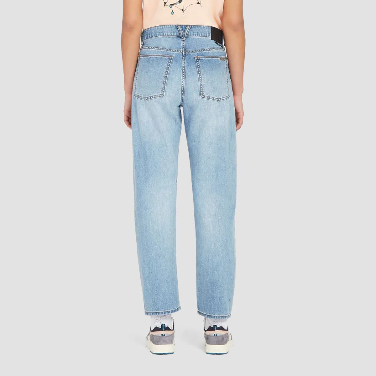 Volcom Daddio Relaxed Fit Jeans Vintage Blue - Womens - Image 2