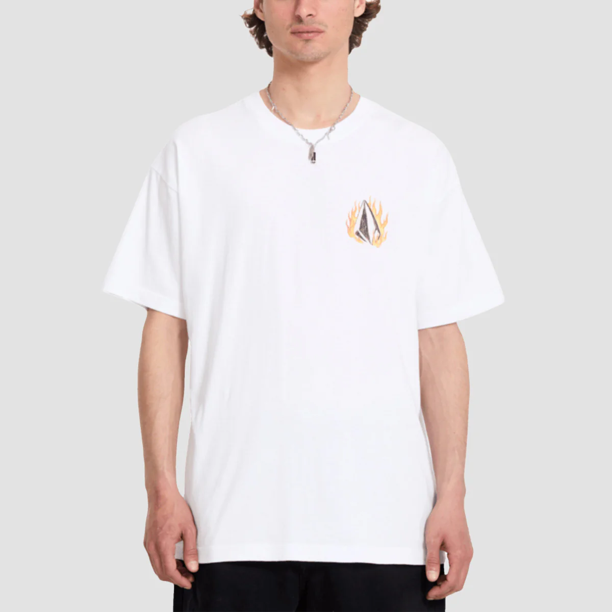 Volcom Double Fantasy LSE T-Shirt White - Image 2