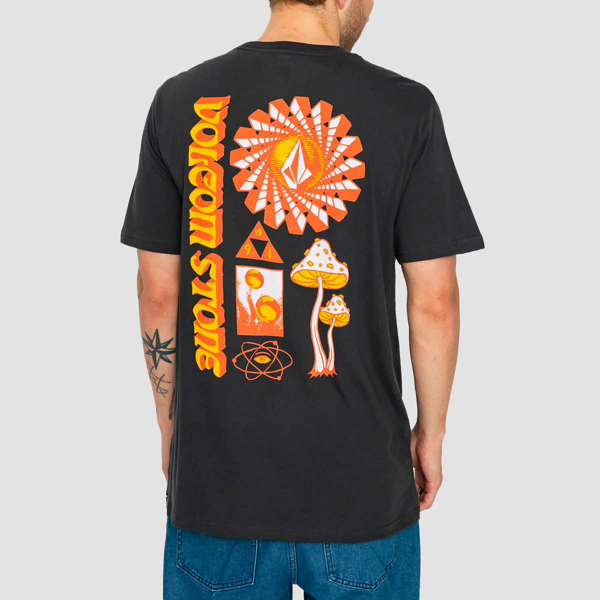 Volcom Earth Tripper FTY Molchat T-Shirt Stealth - Image 2