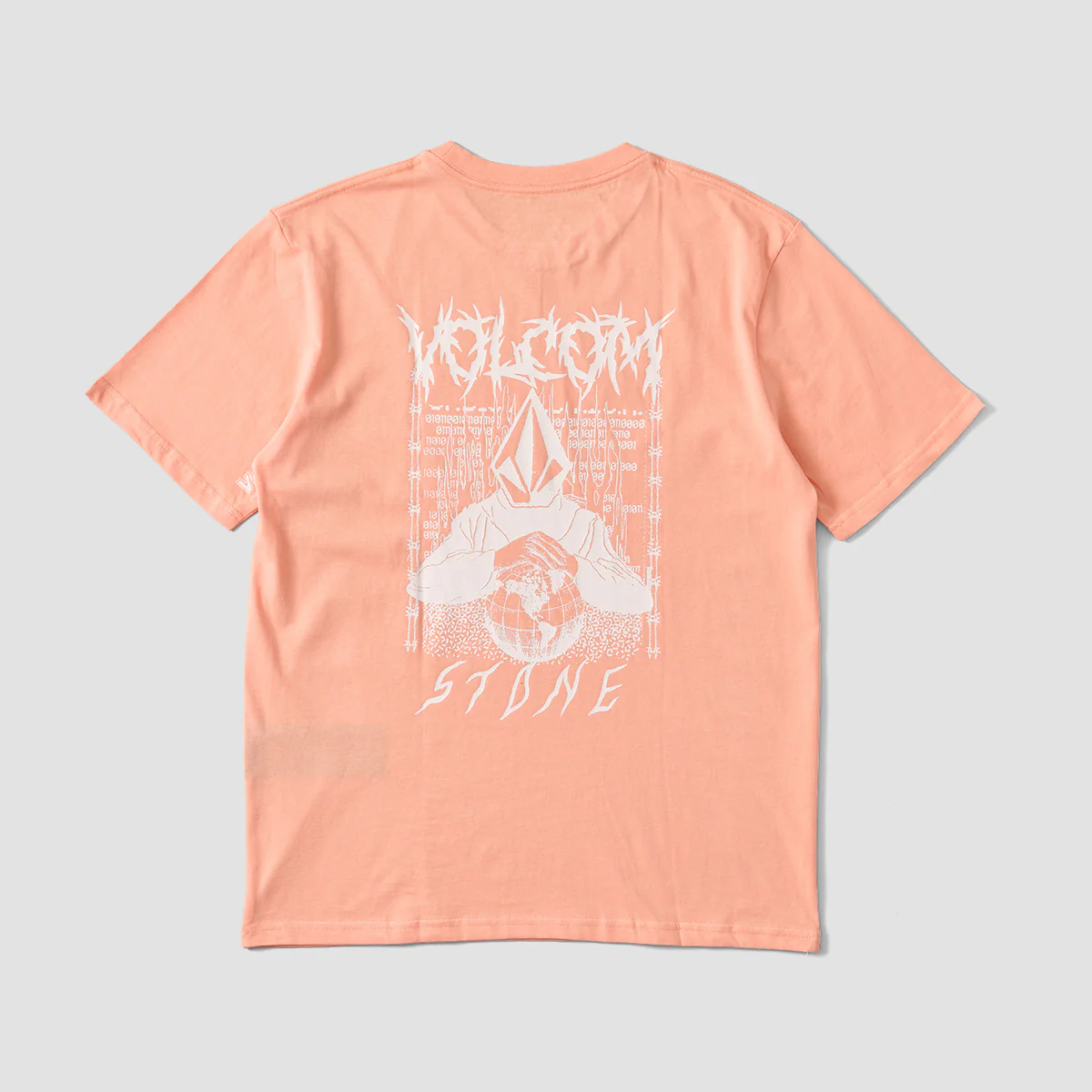 Volcom Edener T-Shirt Salmon - Image 2