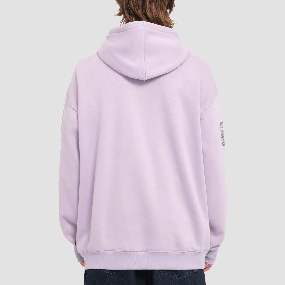 Volcom FA Keutchi 2 Pullover Hoodie Light Purple - Image 2