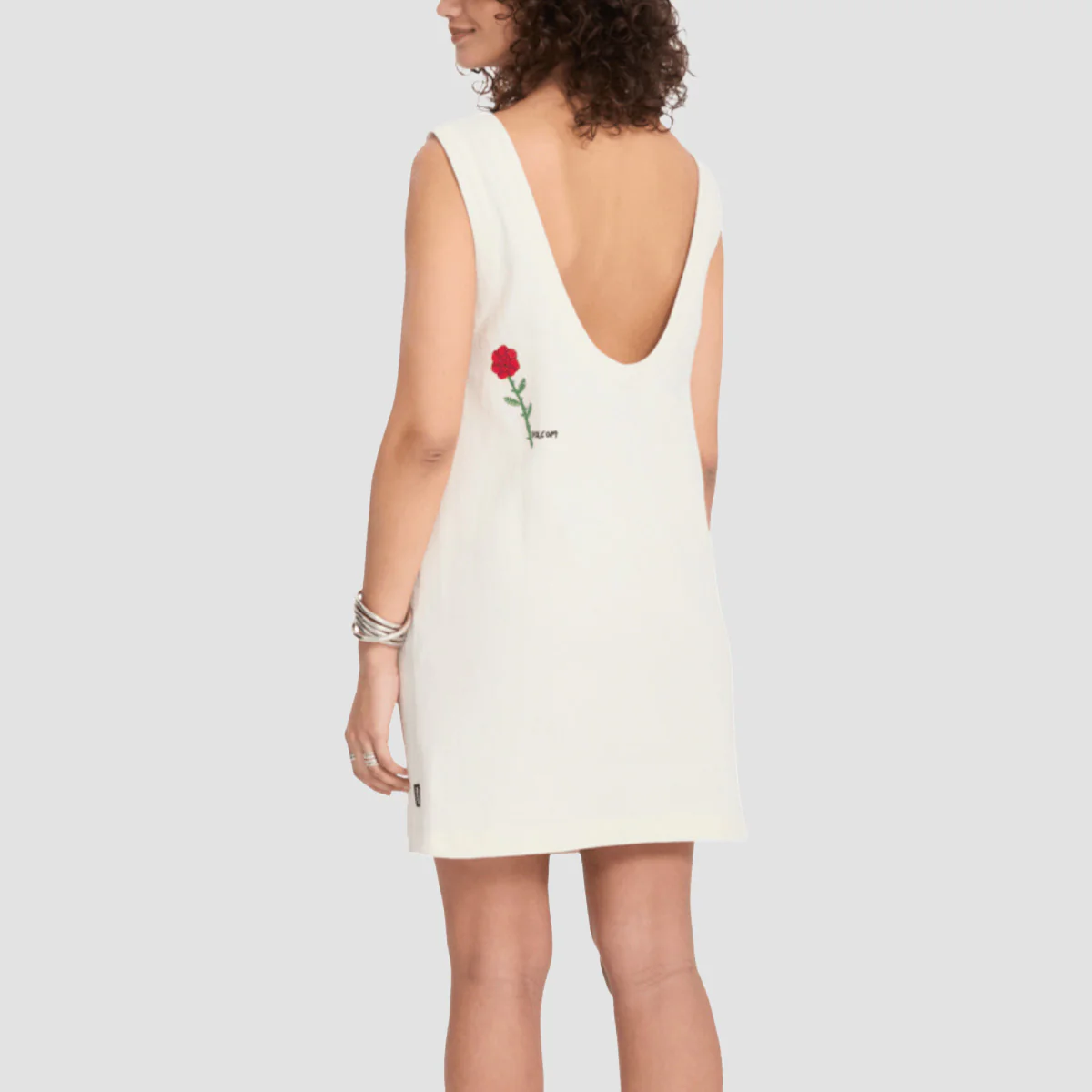 Volcom FA Mickey Mason Dress Dirty White - Womens - Image 2