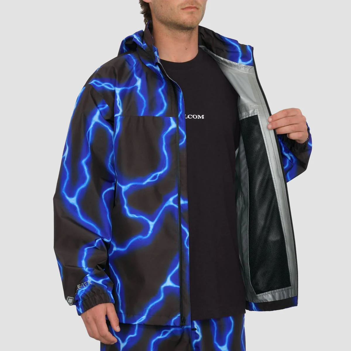 Volcom FA T Spinks Gore-Tex Packlite Jacket Black - Image 2