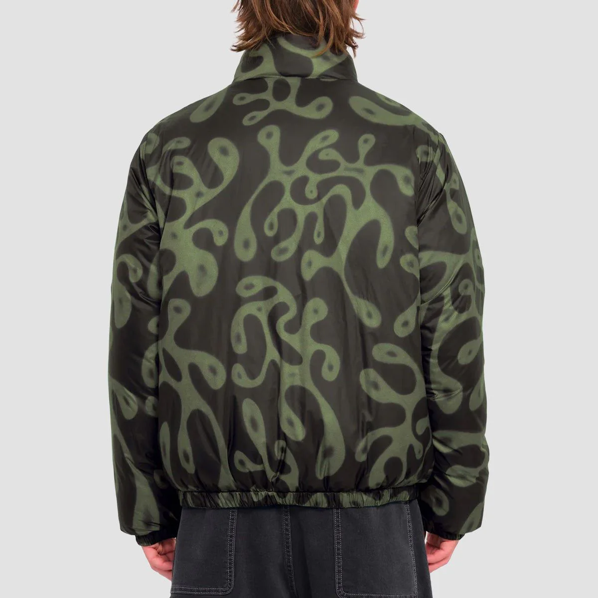 Volcom FA Zephyr Wallstone Reversible Jacket Wintermoss - Image 5