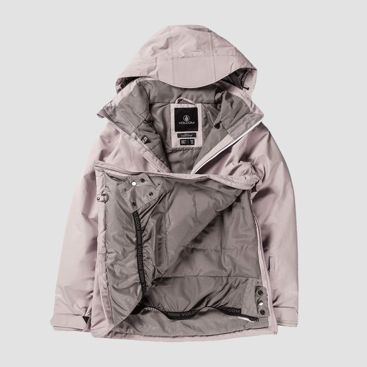 Volcom Fern Ins Gore Pullover Snow Jacket Amethyst Smoke - Womens - Image 3