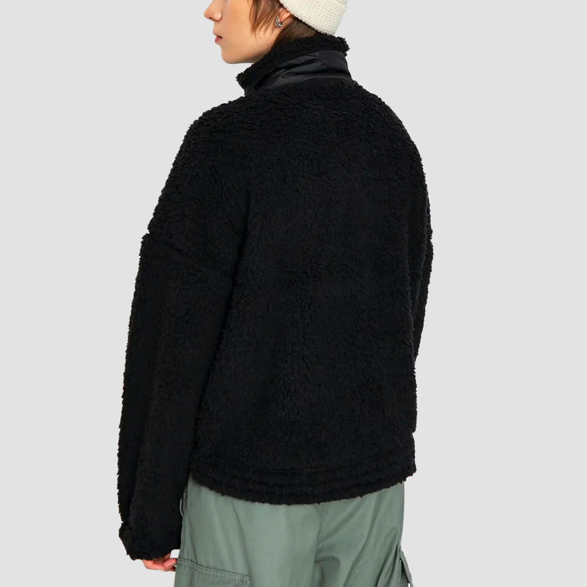 Volcom Ferron Pullover Jacket Black - Womens - Image 2