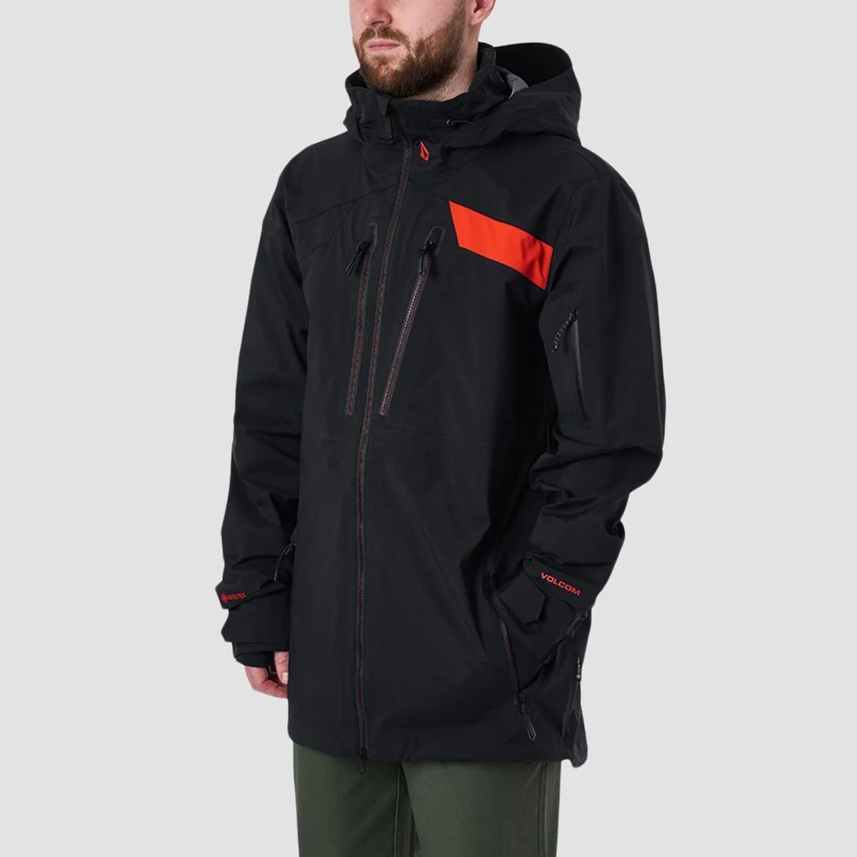 Volcom Guch Stretch Gore-Tex Snow Jacket Black - Image 2