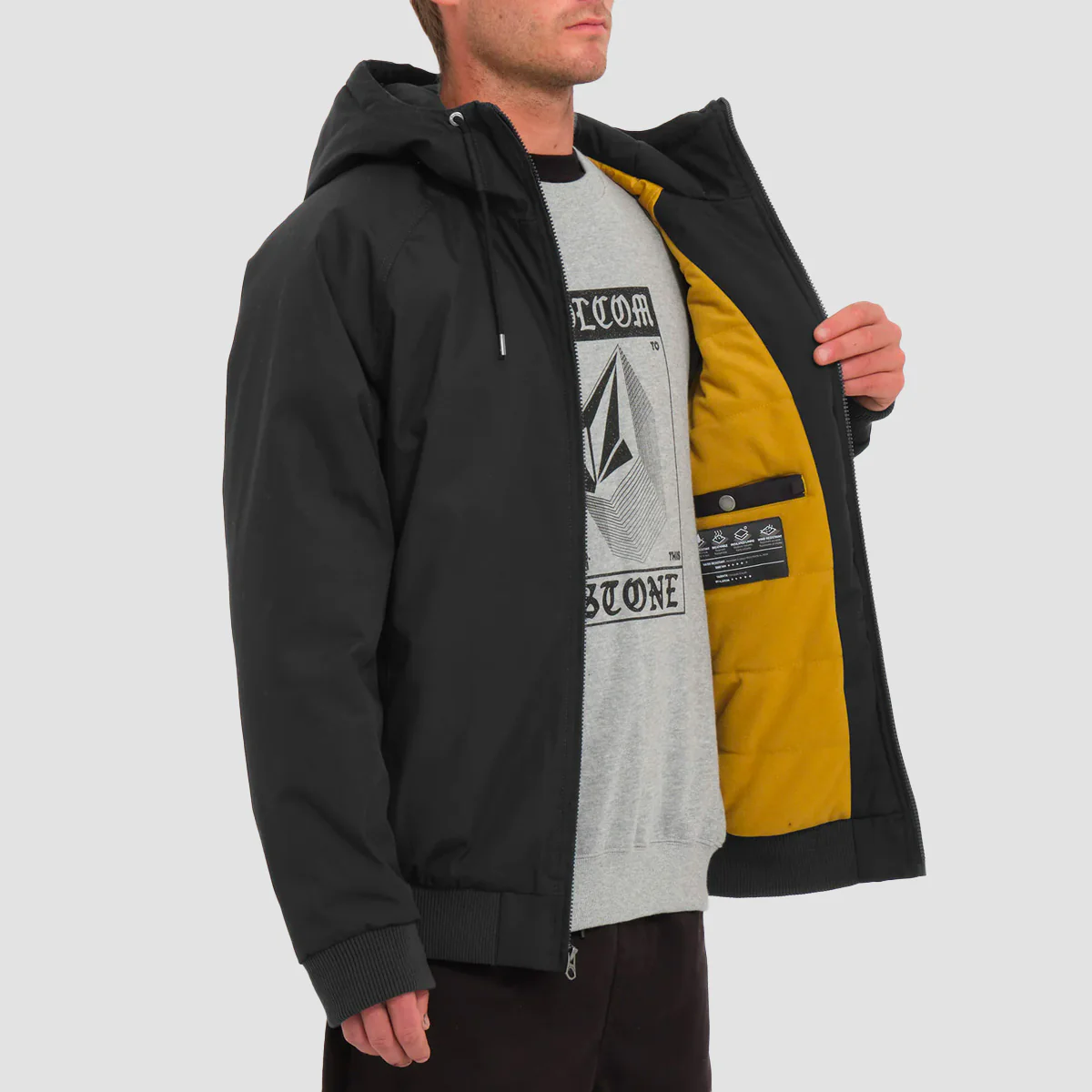 Volcom Hernan 5K Jacket Black - Image 3