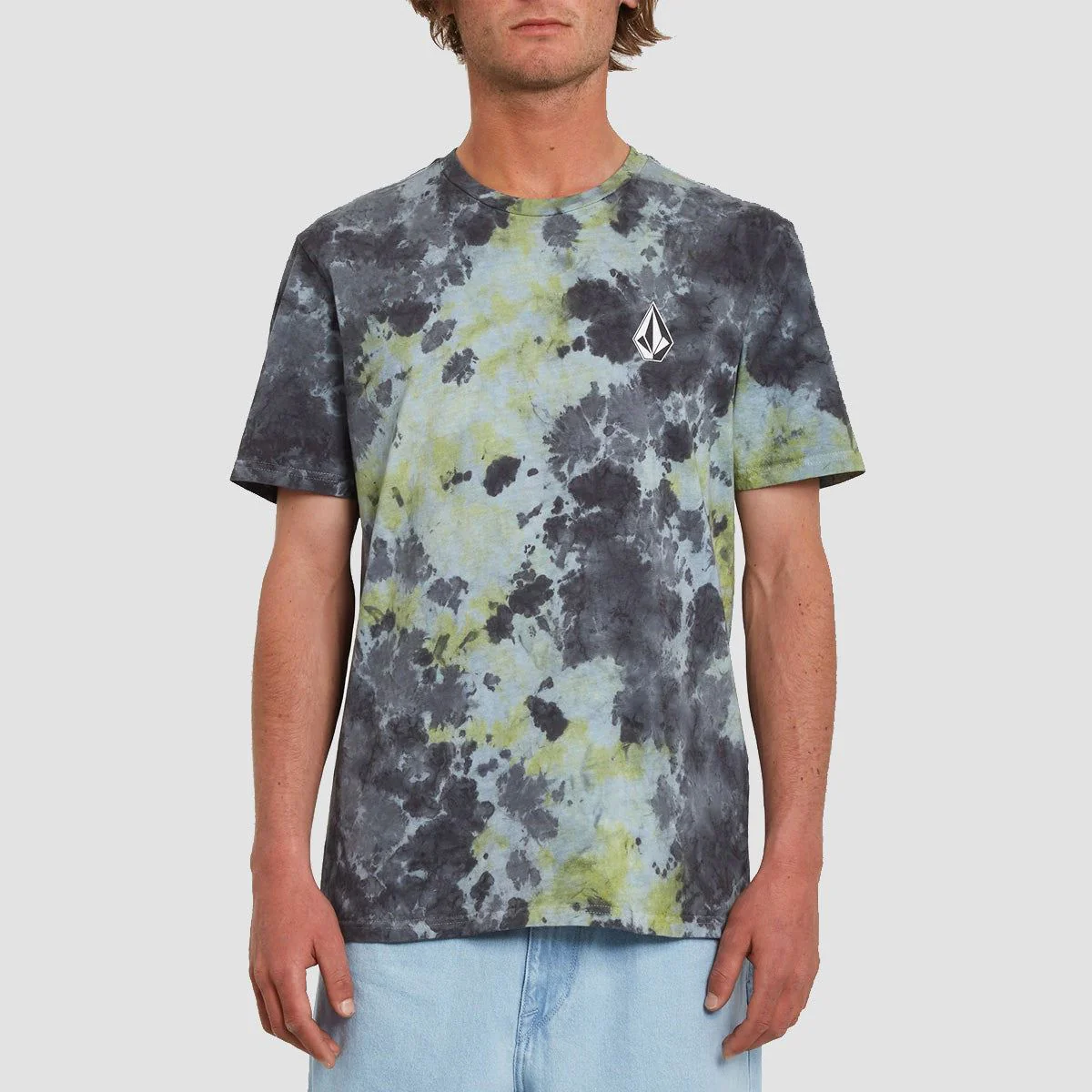 Volcom Iconic Dye T-Shirt Lime Tie Dye