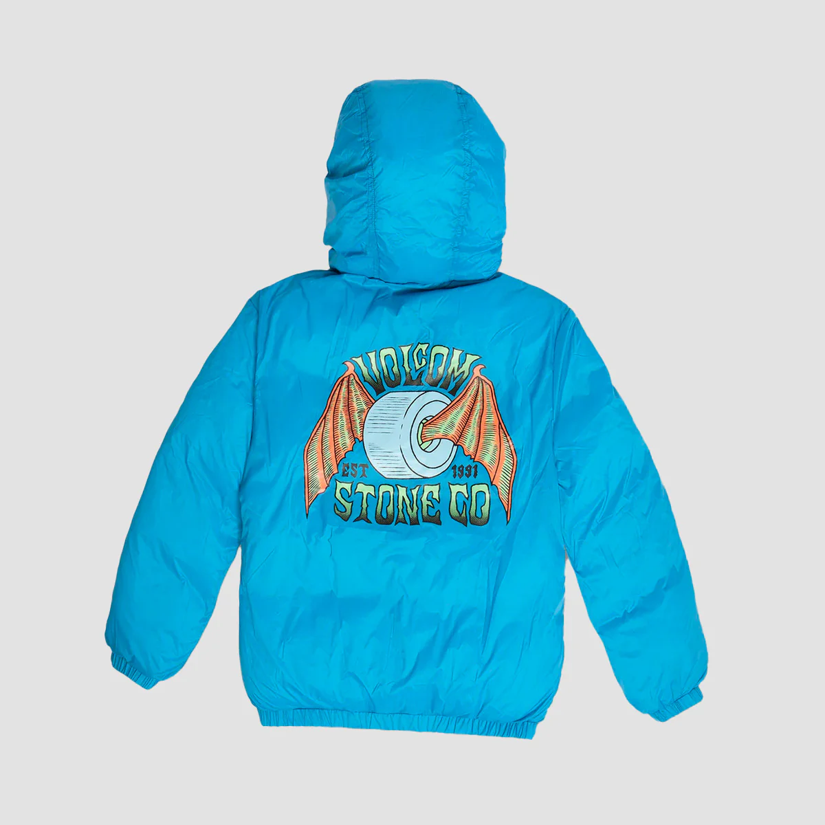 Volcom Iconic Stoned Reversible Jacket Black - Kids - Image 3