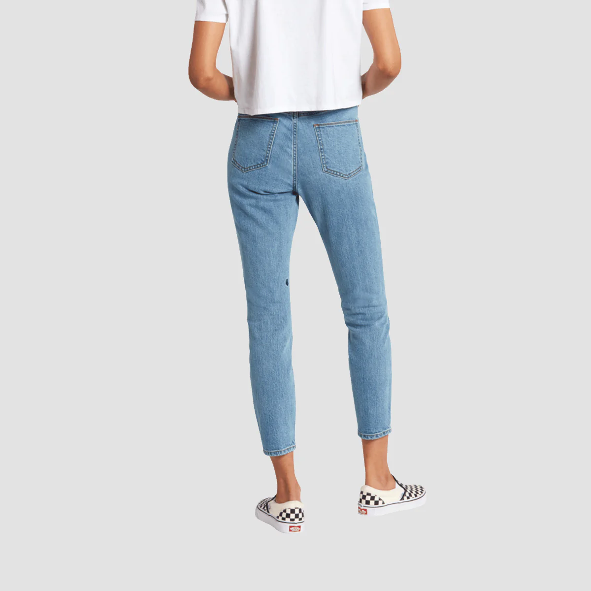 Volcom Liberator High Rise Jeans Ash Blue - Womens - Image 2
