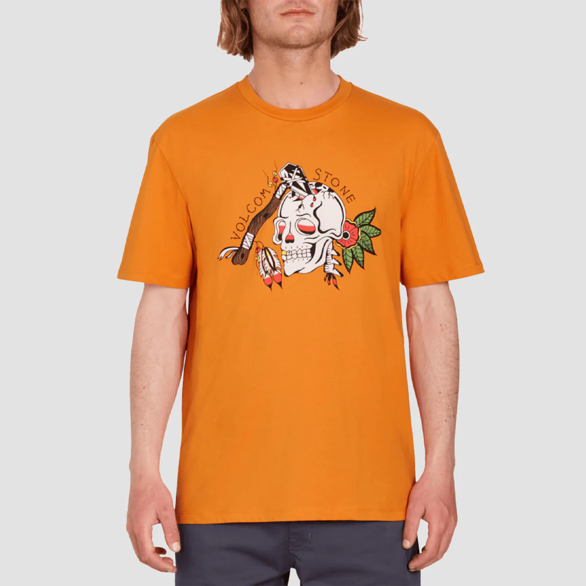 Volcom Lintell 1 T-Shirt Saffron