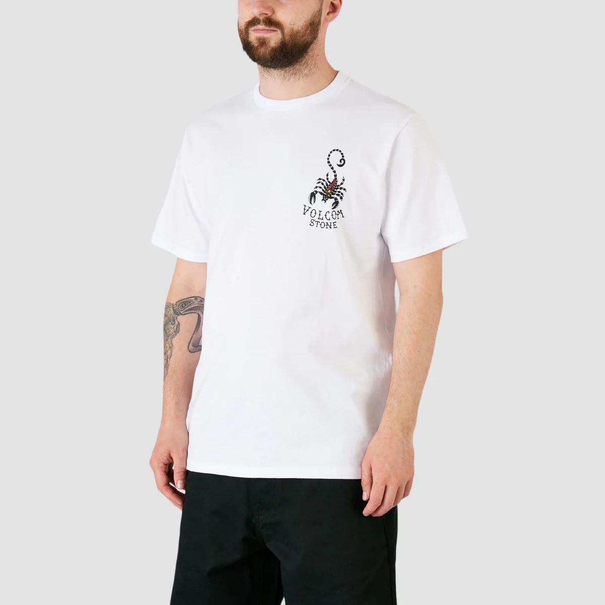 Volcom Lintell Classic T-Shirt White - Image 2