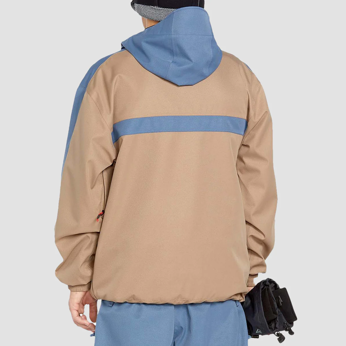 Volcom Longo 20K Pullover Snow Jacket Chestnut Brown - Image 2