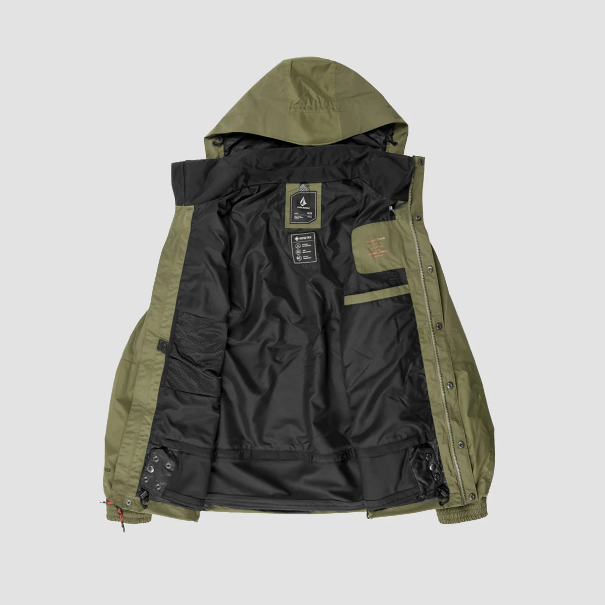 Volcom Longo Gore-Tex Snow Jacket Ivy - Image 3
