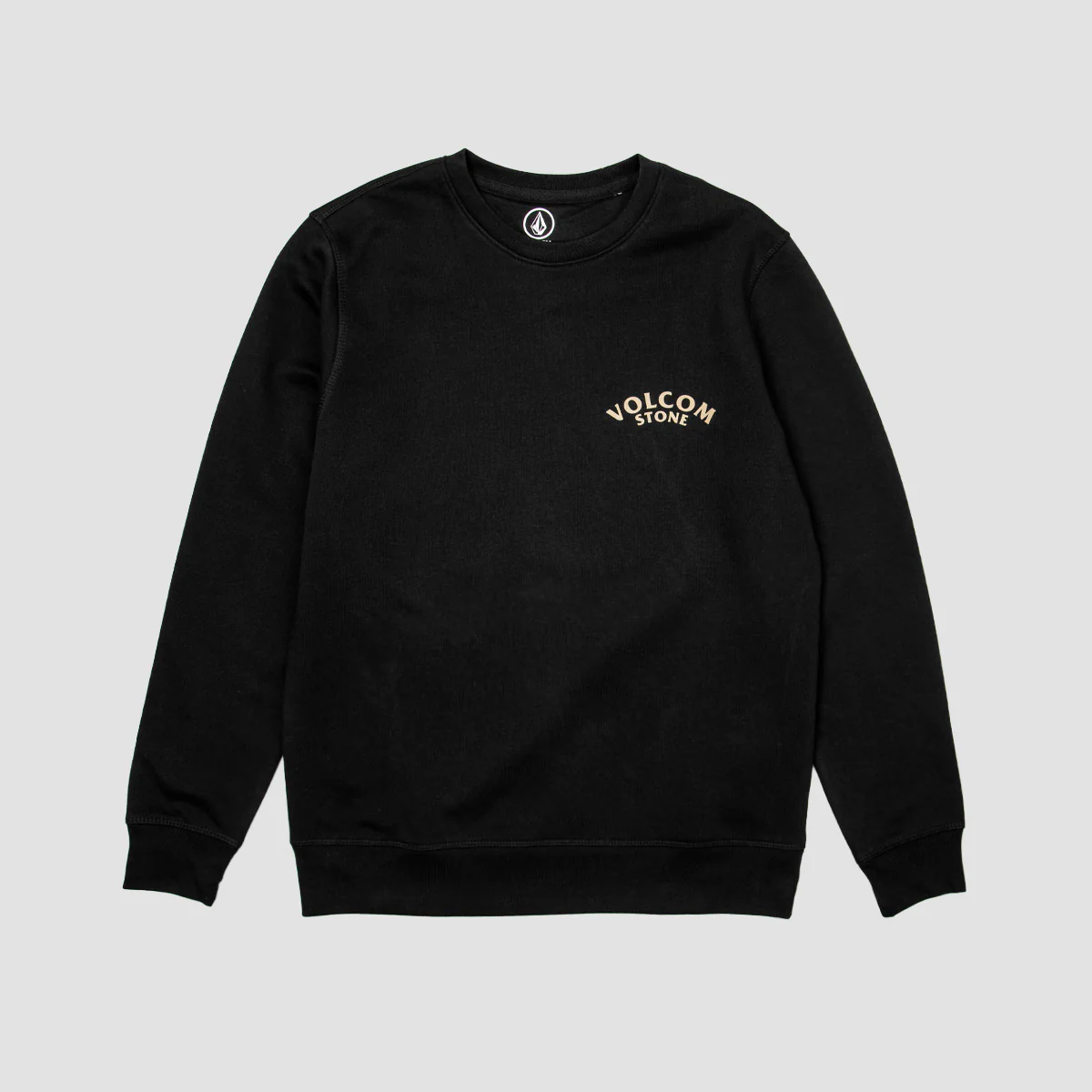 Volcom Merick Crew Sweatshirt Black - Image 2