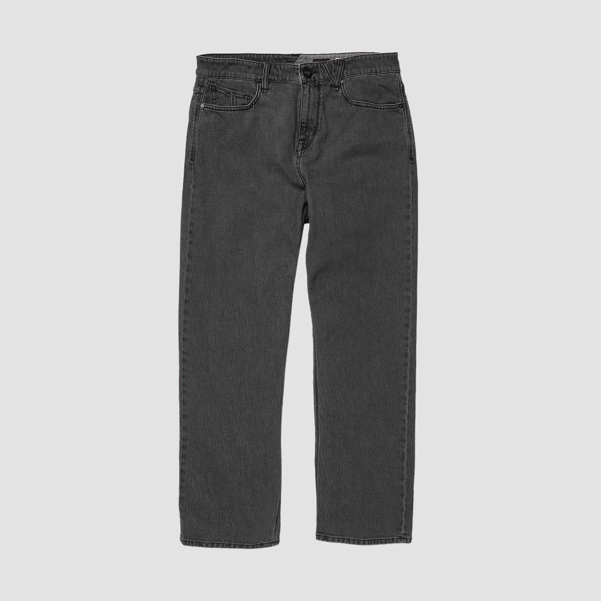 Volcom Nailer Tapered Relaxed Fit Jeans Stoney Black - Image 2