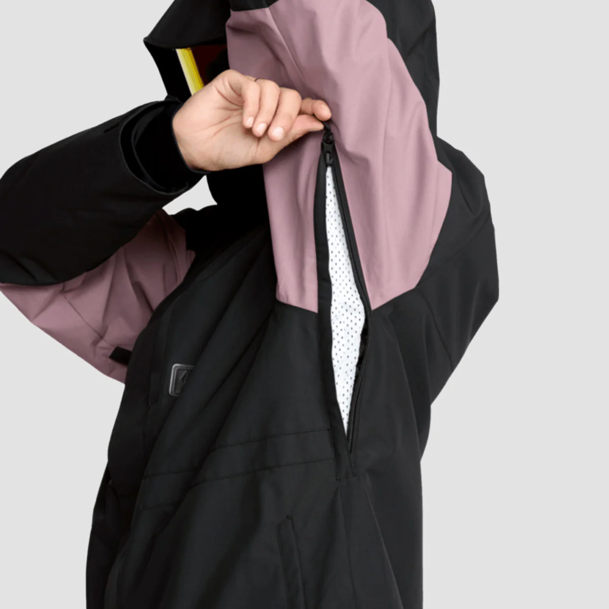 Volcom Primry Snow Jacket Mauve - Image 3