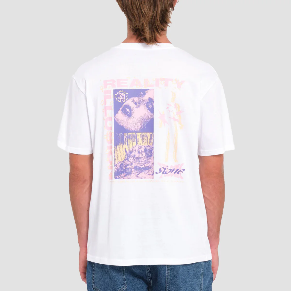Volcom Realusion T-Shirt White - Image 2