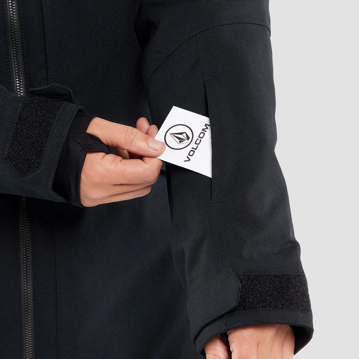 Volcom Shelter 3D Stretch Snow Jacket Black - Womens - Image 5