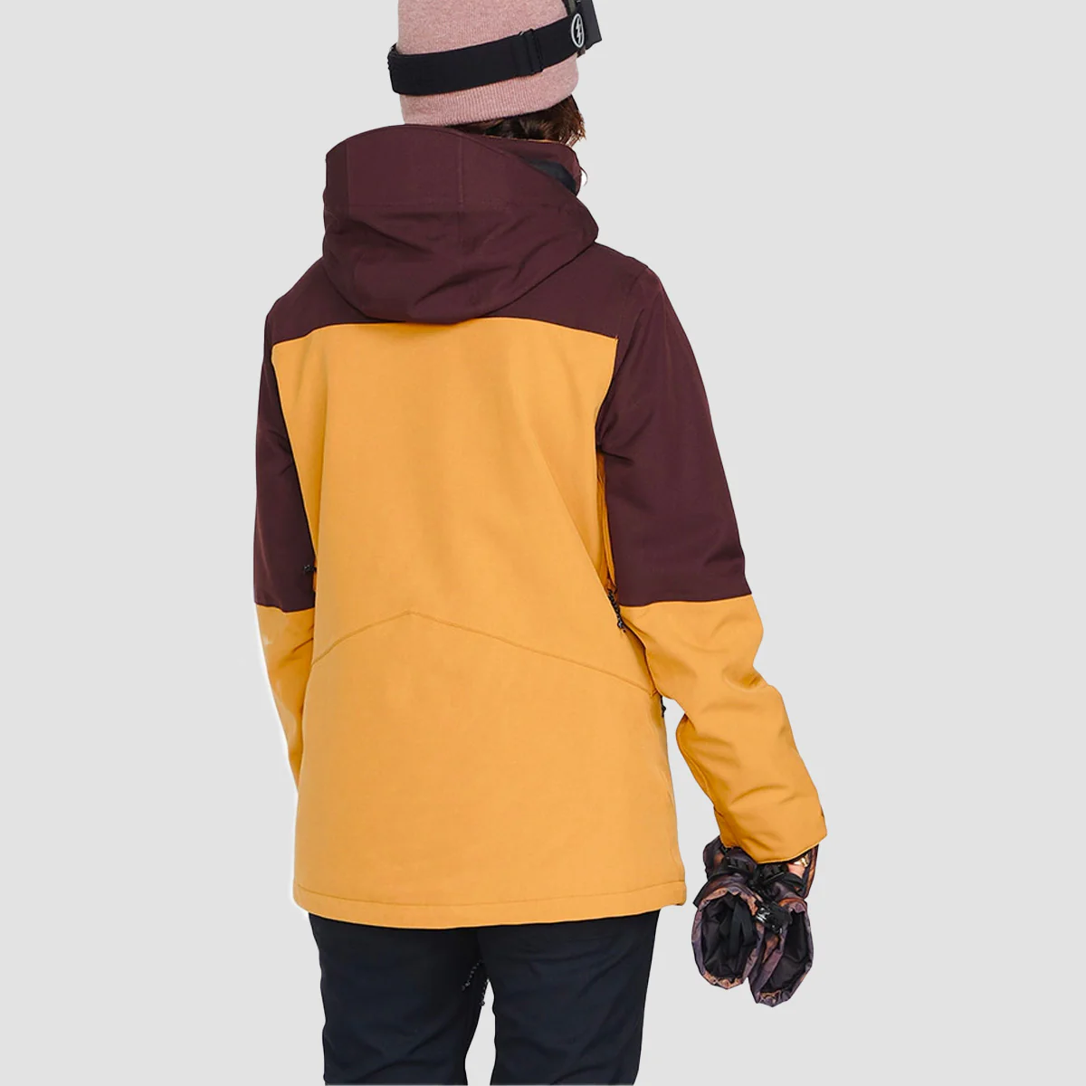 Volcom Shelter 3D Stretch Snow Jacket Caramel - Womens - Image 2