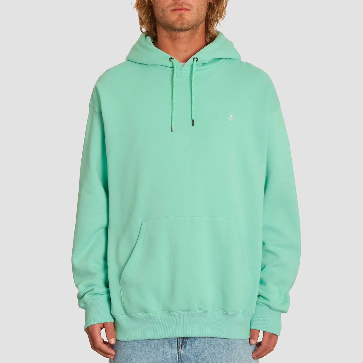Volcom Single Stone From The Strange Pullover Hoodie Lichen Green