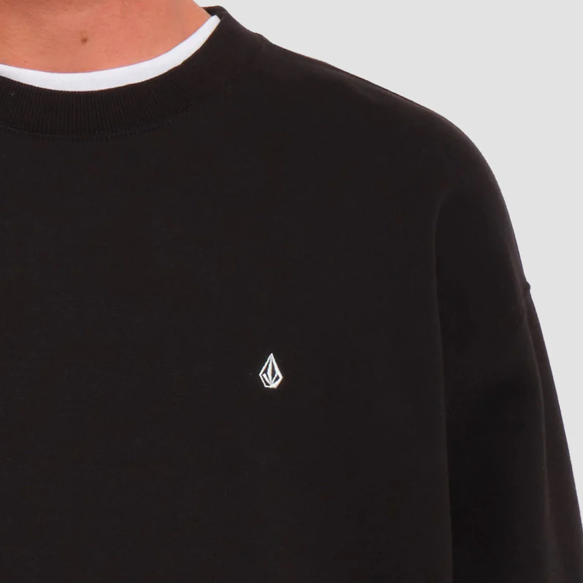 Volcom Single Stone We'll Speak To You Crew Sweat Black - Image 2