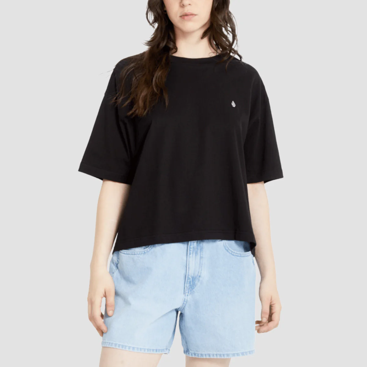 Volcom Stone Blanks Up T-Shirt Black - Womens