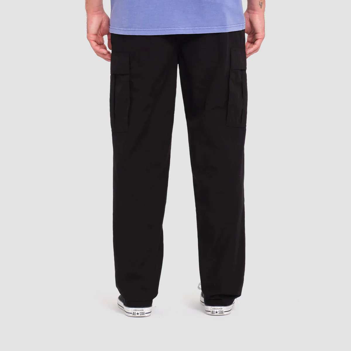 Volcom Strange Tripper Tapered Cargo Pants Black - Image 2