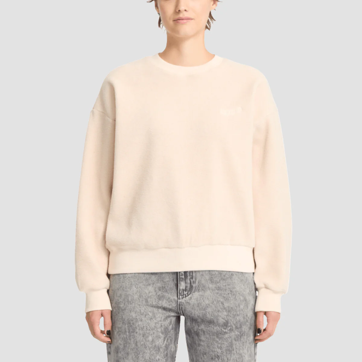Volcom Too Doo Crew Sweatshirt Khakiest - Womens