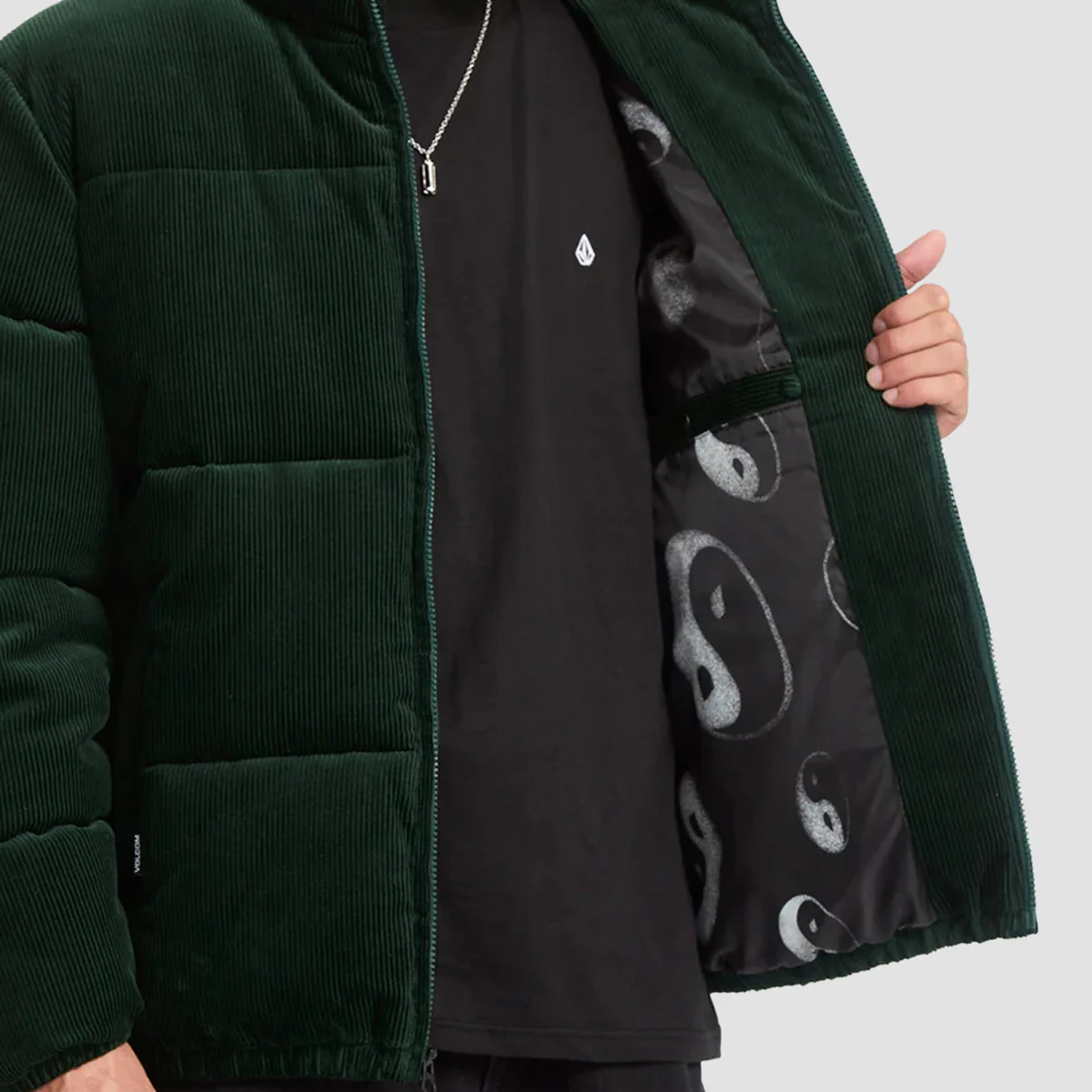 Volcom Walltz Cord Jacket Scarab - Image 3