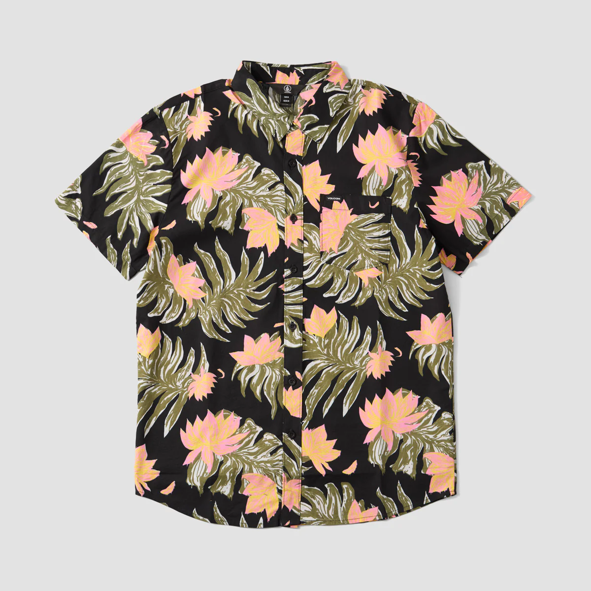 Volcom Warbler Short Sleeve Shirt Black