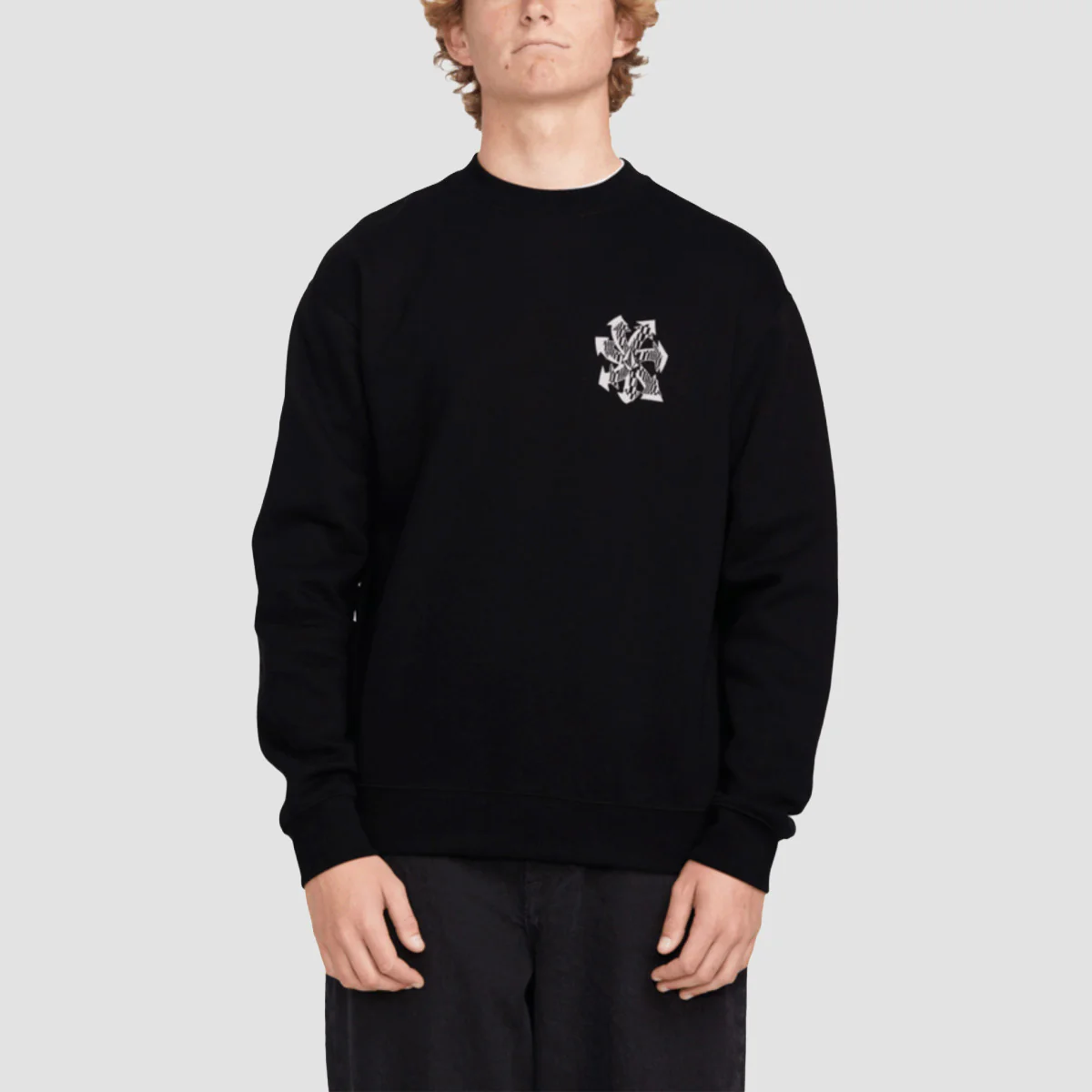 Volcom Watanite Crew Sweatshirt Black