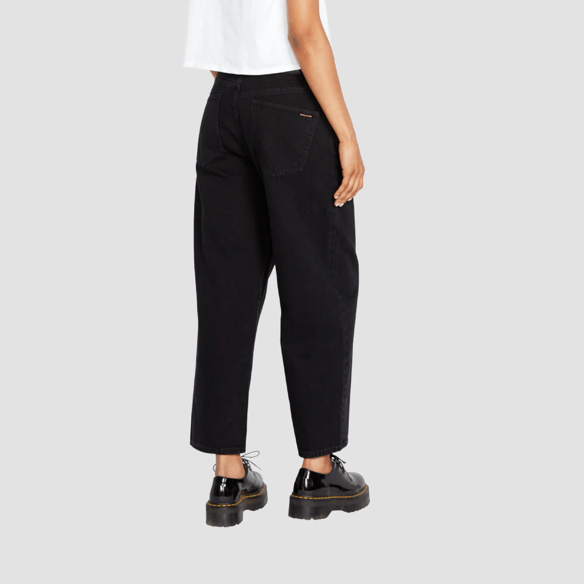 Volcom Weellow Loose Fit Jeans Black - Womens - Image 2