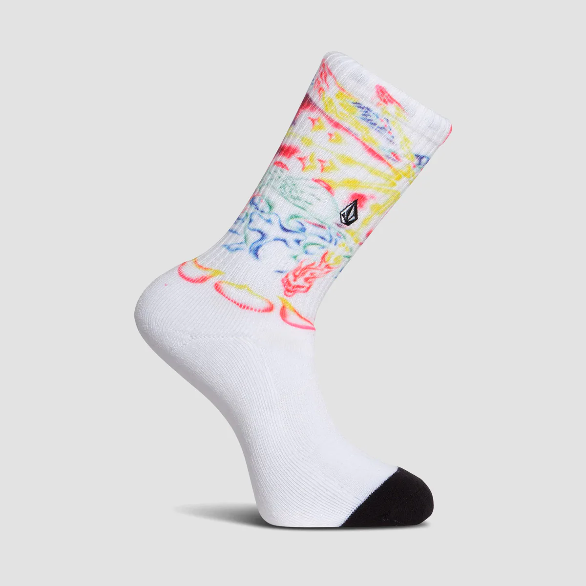 Volcom We'll Speak To You FA Sam Ryser Socks White - Image 2