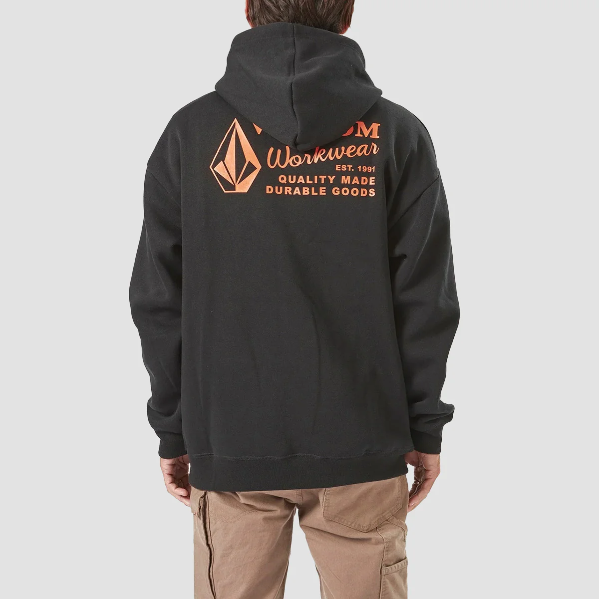 Volcom Workwear Pullover Hoodie Black - Image 2