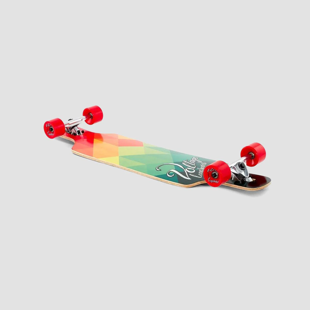 Voltage DT Longboard Red/Green - 39" - Image 2